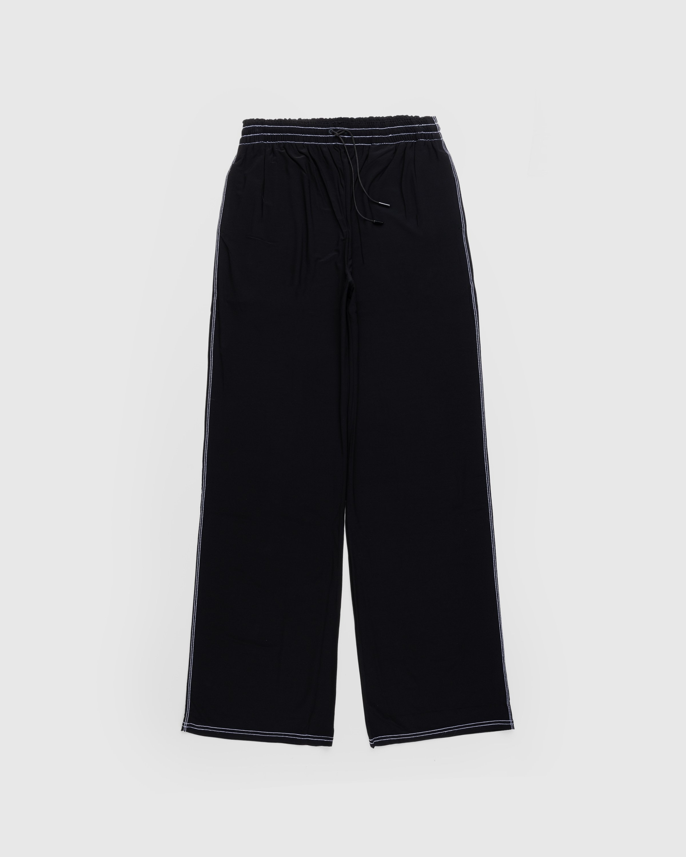 Marine Serre – Fluid Jersey Baggy Pants Black | Highsnobiety Shop